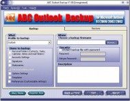 ABC Outlook Backup screenshot